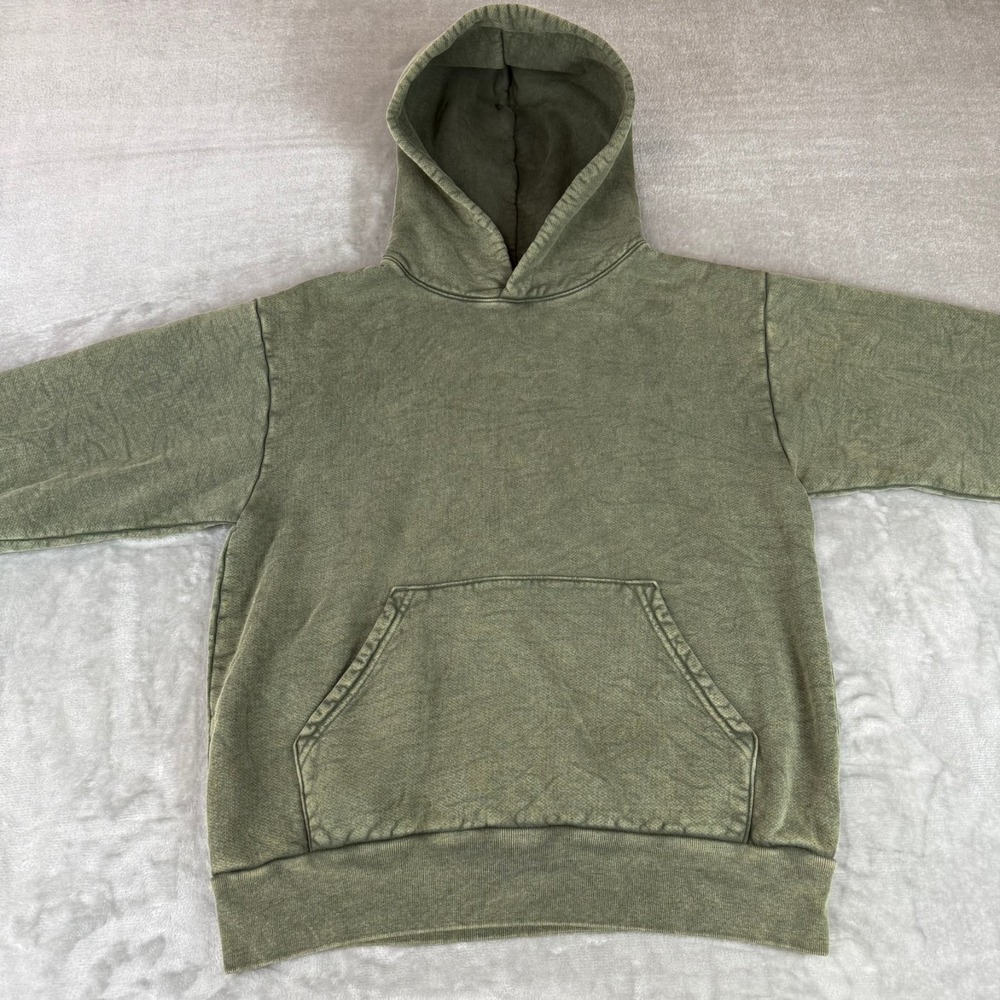 American Giant Vintage Pullover Hoodie Mens Medium Olive Green $165 USA New NWOT - Picture 2 of 6